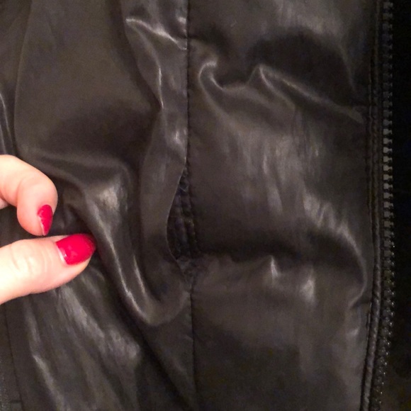 Rudsak, leather sleeve parka - Picture 4 of 4